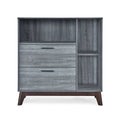 2 Drawer Cabinet Sonoma Gray Oak/Walnut M69875