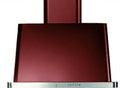30 in. Burgundy Wall Mount Range Hood with 600 CFM Blower R9013
