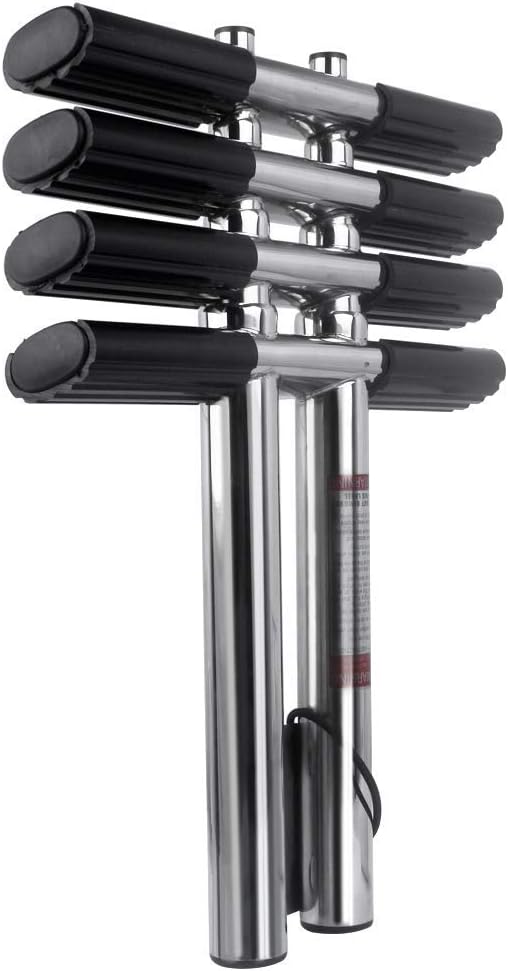 Stainless Steel 4 Step Telescopic Boat Ladder Y239