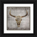 Black Ornate Wood Framed Art Print X5057