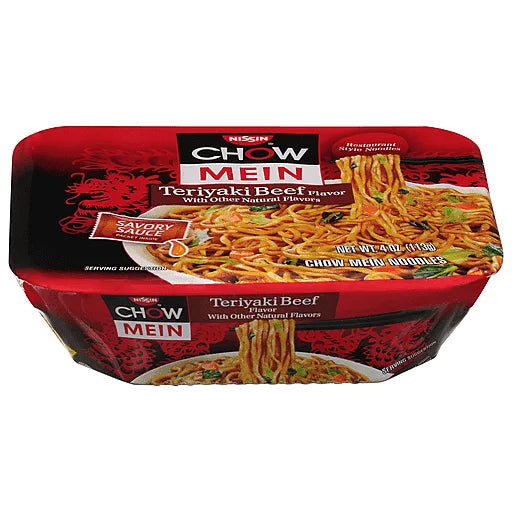 Teriyaki Beef-Flavored Chow Mein Meals (4 oz., Pack of 8) X267865