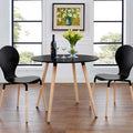 Black Round Dining Table L51551