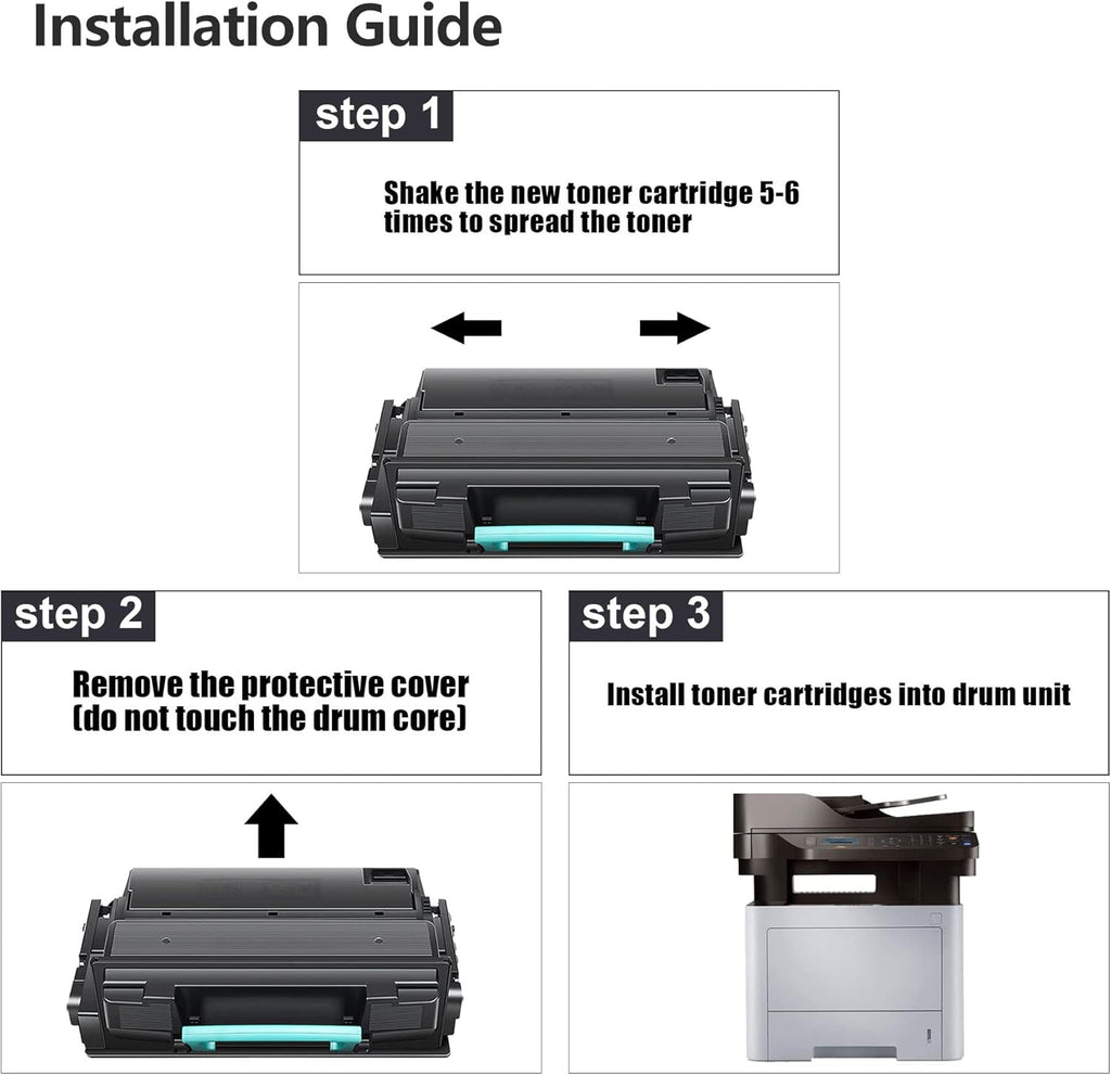 Compatible MLT-D203S Toner Cartridge 2 Pack Black A78666