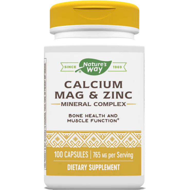 Calcium Magnesium & Zinc 100 caps F95177
