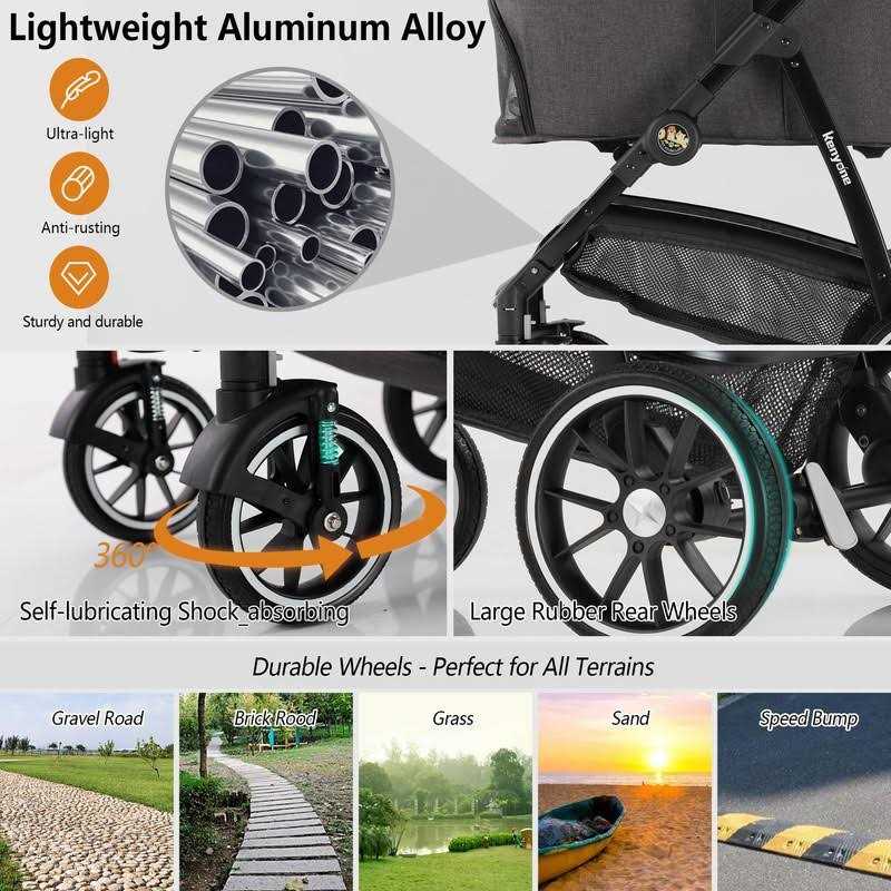 3 in 1 Pet Stroller Y175