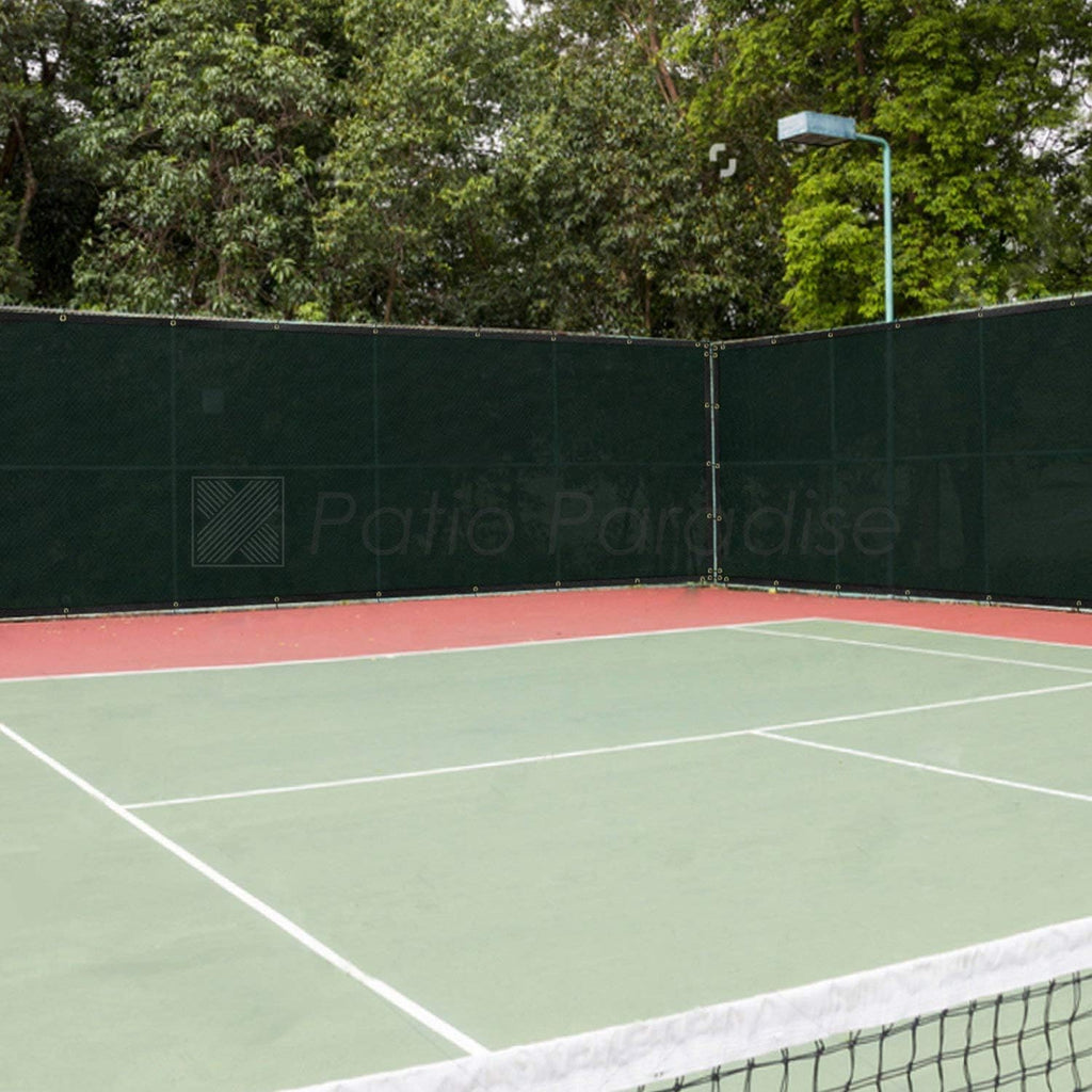 Green Commercial Grade Mesh Privacy Screen Q3505