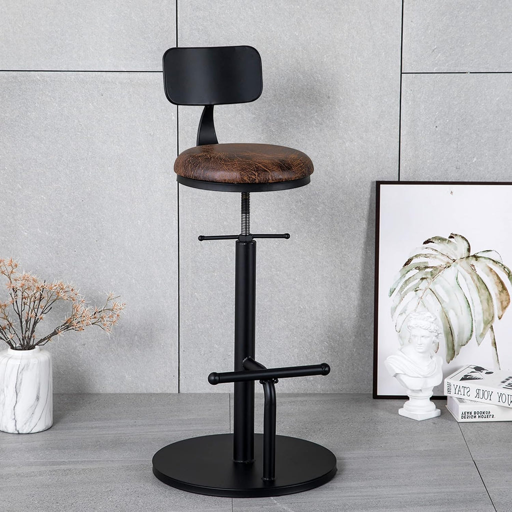Set of 2 Adjustable Swivel Bar Stool K686377