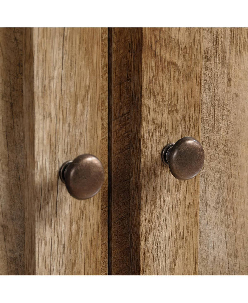 Craftsman Oak Library with Doors L6864