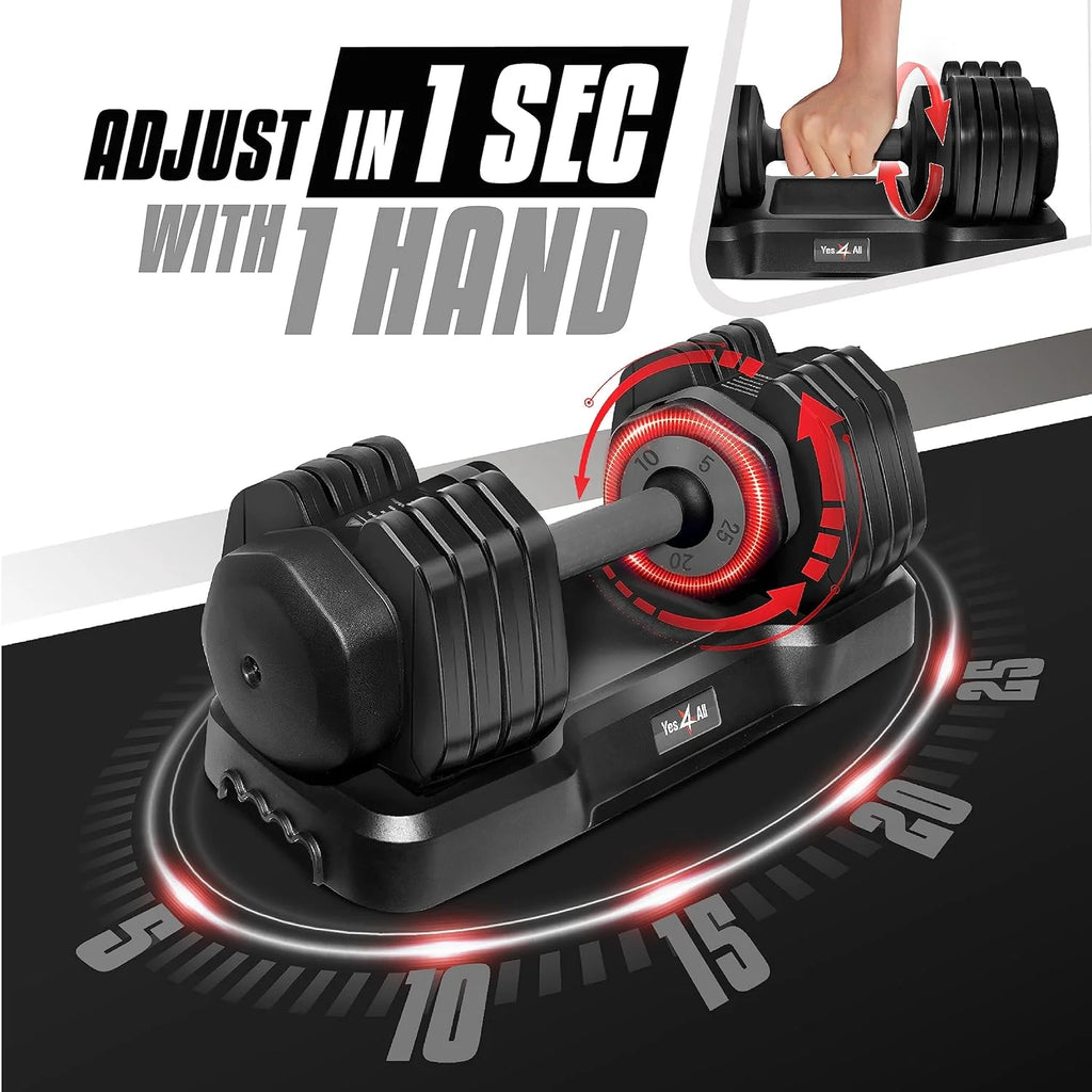Adjustable Dumbbells 25lb Pair A89000