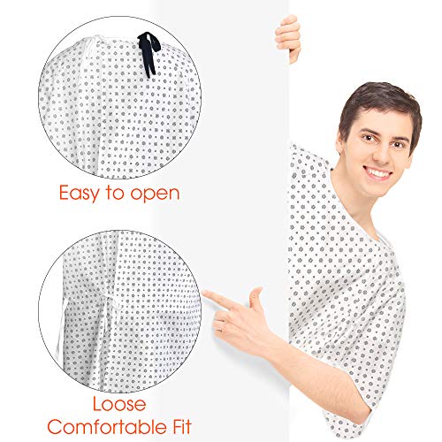 Unisex Patient Gown with Back Ties U9864