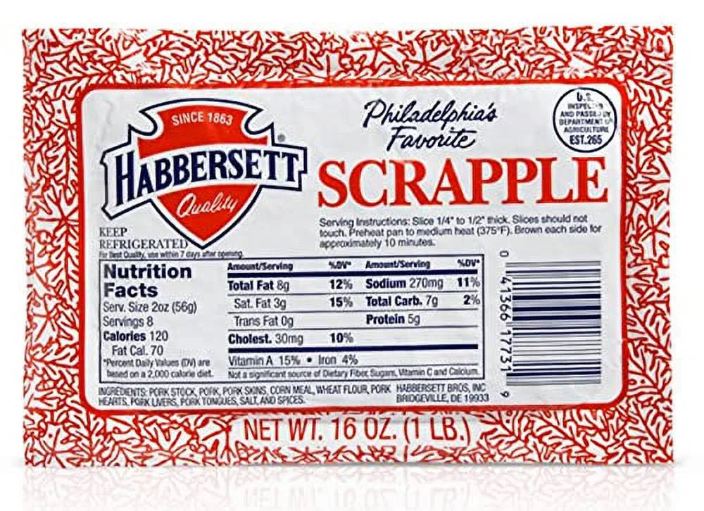 Scrapple (4 Pound Package) S995