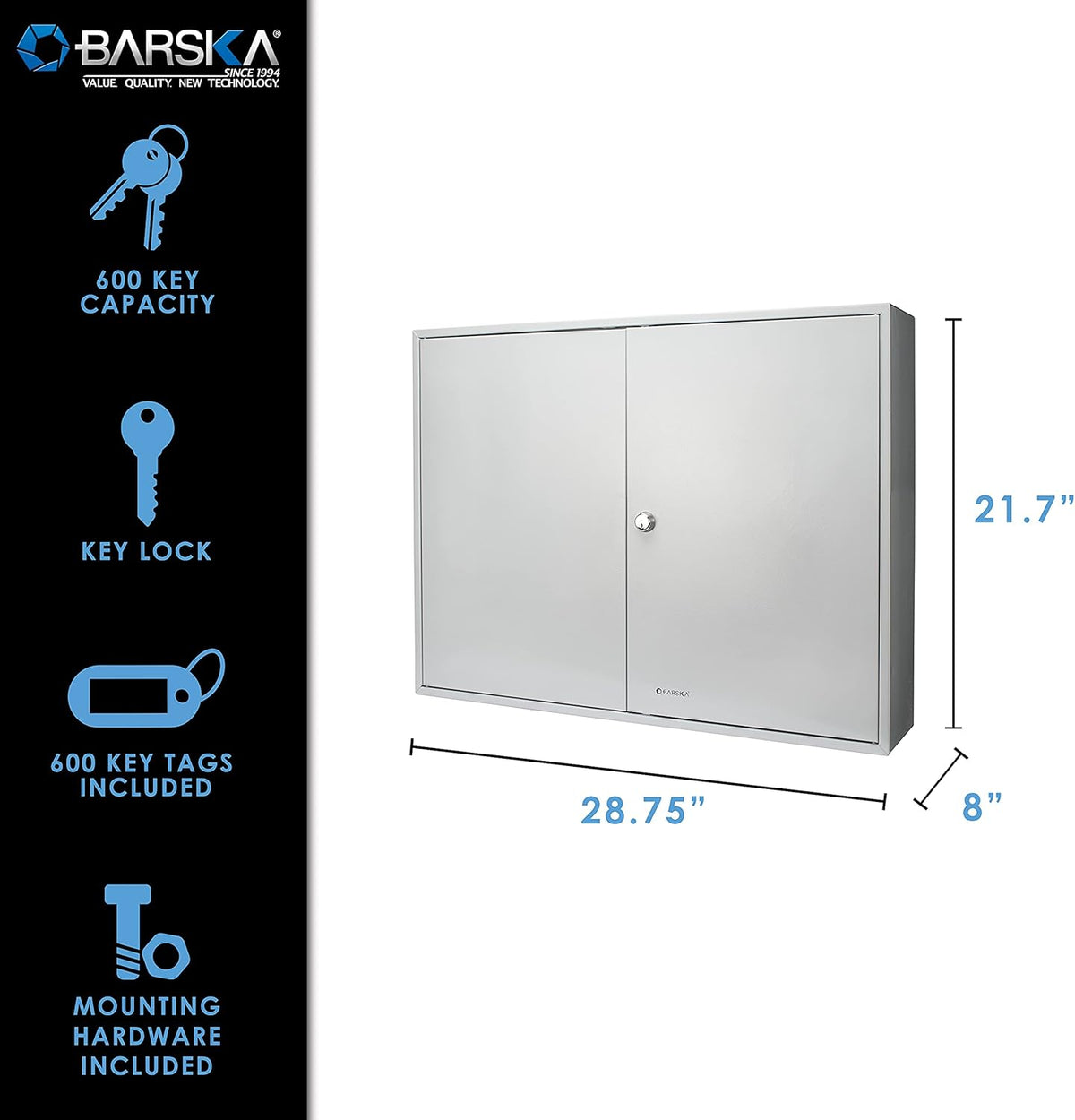 600 Position Key Cabinet with Key Lock W550017