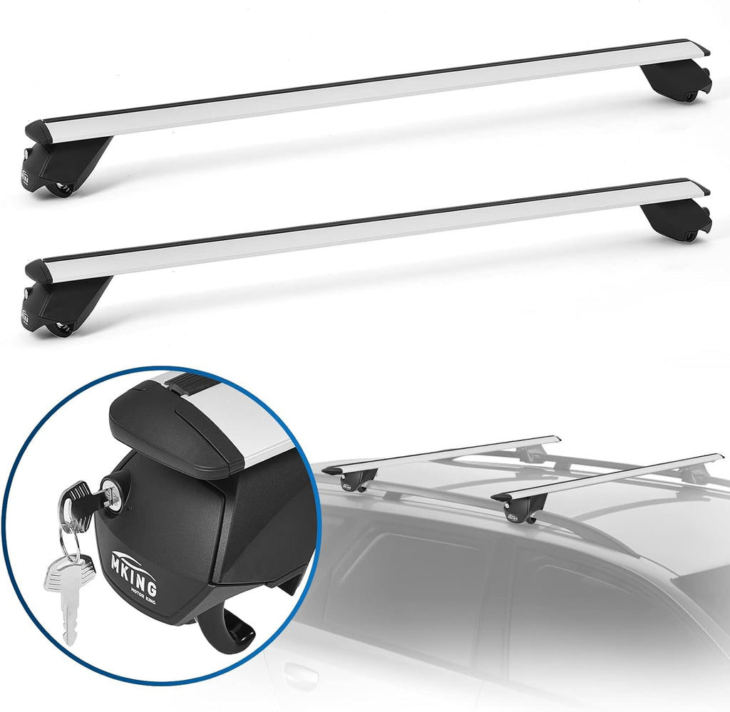 Universal Adjustable Aluminum Roof Rack Cross Bars with Anti-Theft Lock M299