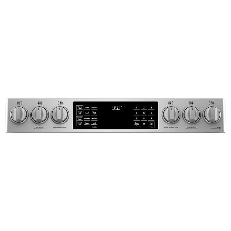 30 in. 7.0 cu. ft. Double Oven Dual-Fuel Range with Convection and Self-Clean Stainless Steel F98448
