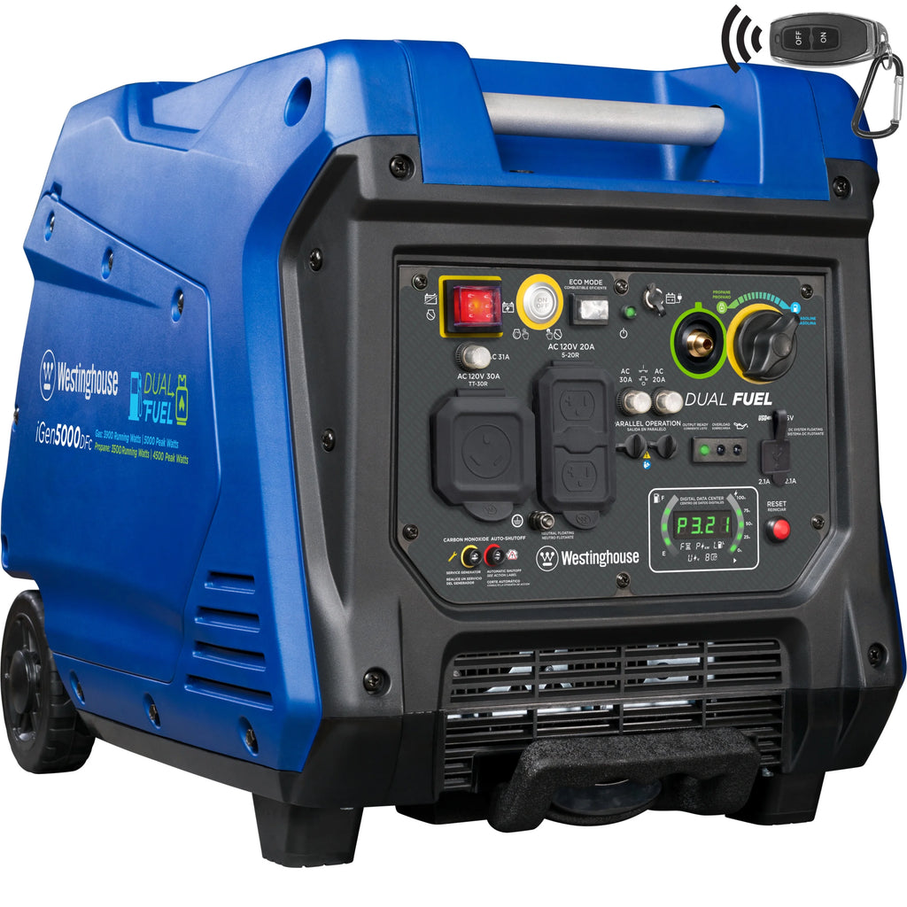 Gas Powered Portable Inverter Generator with Electric Start R15328