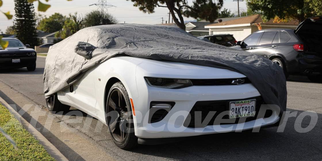 Black Pack of 2 Chevy Camaro Car Cover A444551