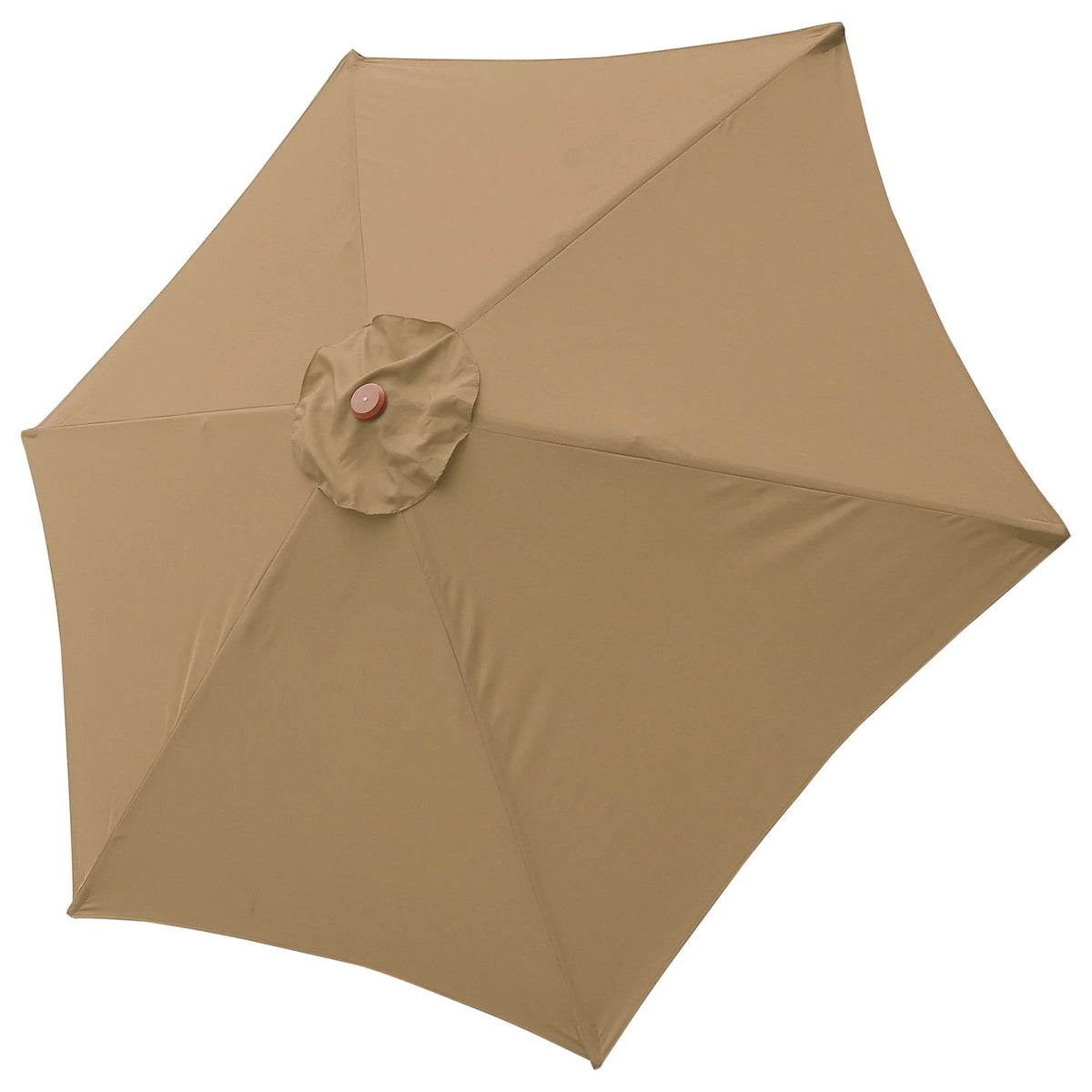 9' Patio Umbrella Replacement Canopy 6 Rib Tan Z249