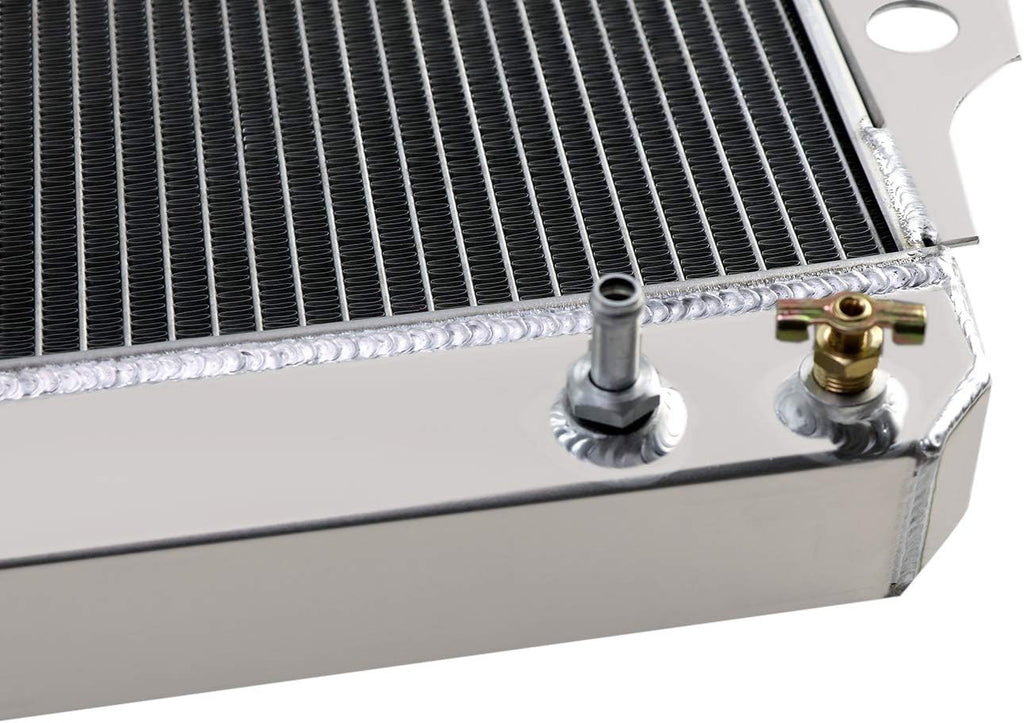 CoolingCare Radiator Compatible with 1987-2006 Jeep Wrangler TJ (4 Row + Fan Relay) A828