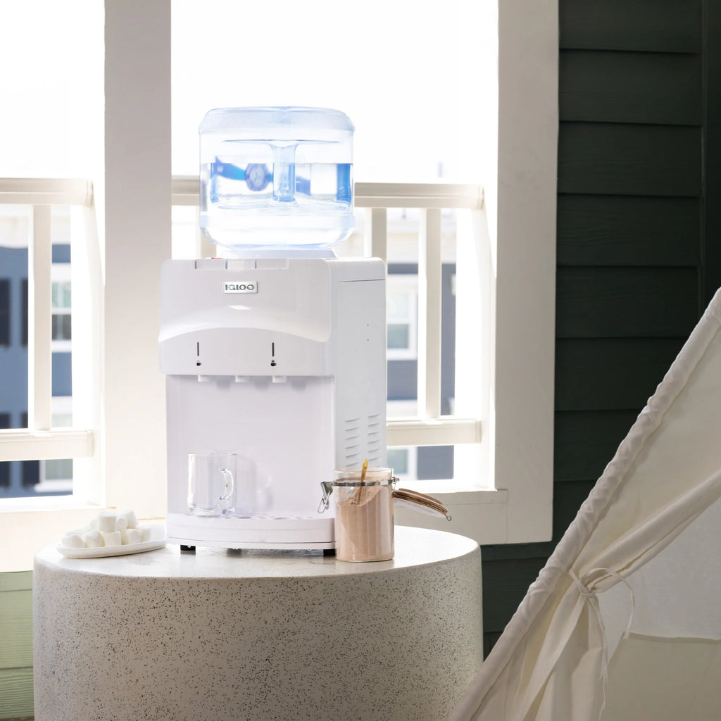 White Top Loading Hot & Cold Water Dispenser L664843