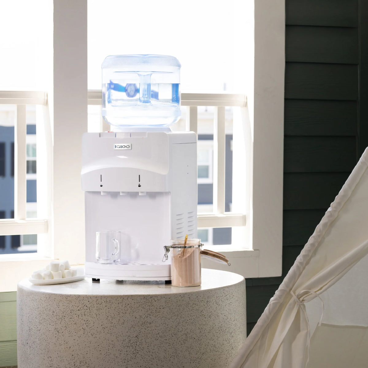 White Top Loading Hot & Cold Water Dispenser L664843