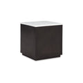 Square Accent Table with White Marble Tabletop E57785