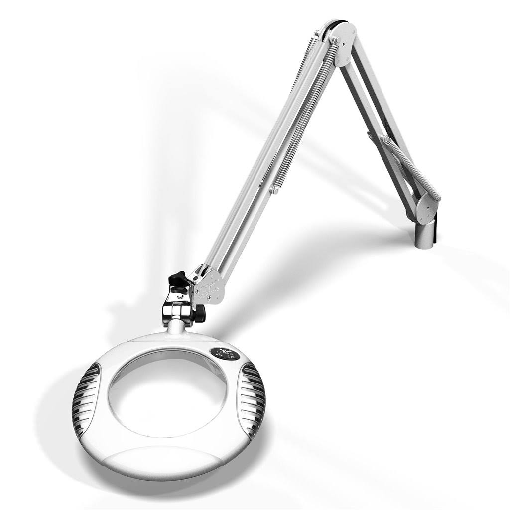 White LED Magnifier with 43x22 Arm R460256