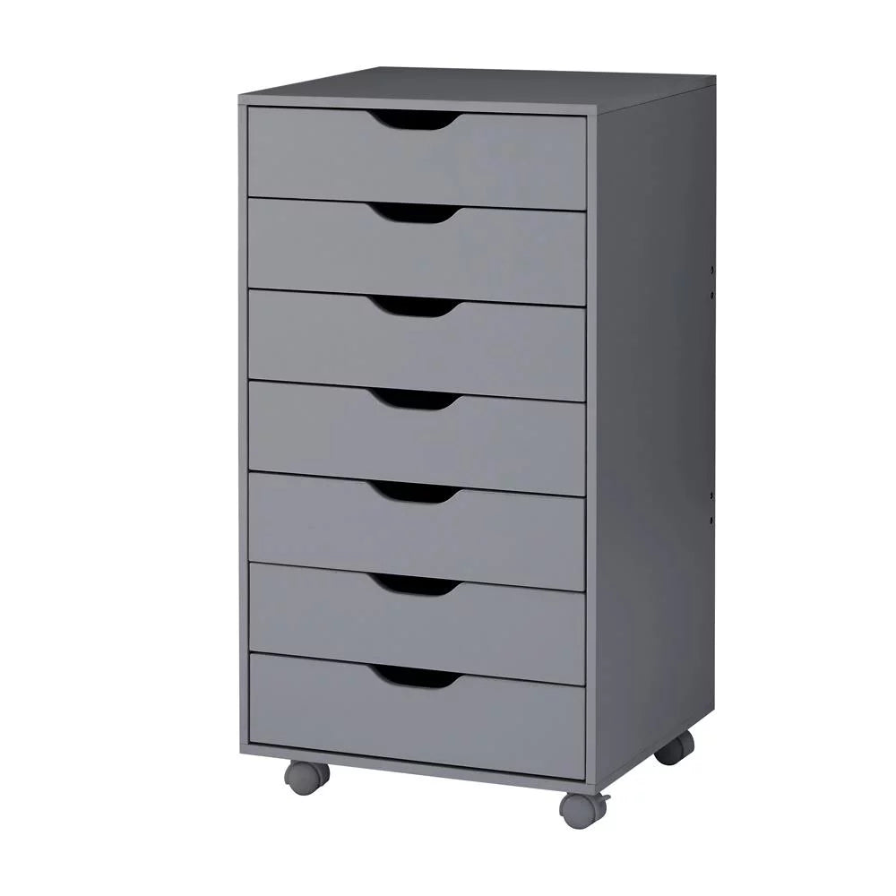 White 7 Drawer Dresser N93250