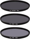 95mm Slim ND Filter Set ND1000 ND64 ND8 Optical Glass Pack of 2 R173613