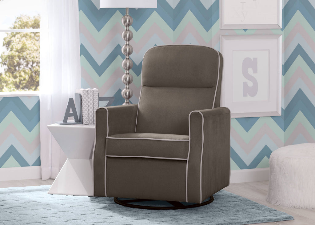 Navy Swivel Glider Rocker Chair Y397770