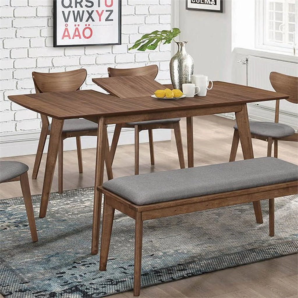 Extendable Dining Table in Natural Walnut K13467