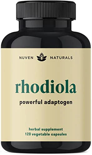 Rhodiola Rosea 600 mg 120 Vegan Capsules F2793