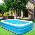 Inflatable Swimming Pool, 103" X 69" X 23" Above Ground O535