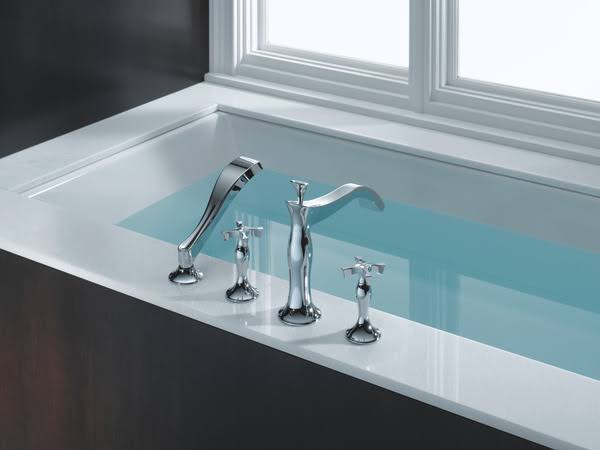 4-Hole Roman Tub with Hand Shower N74985