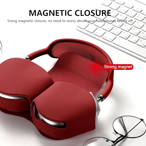 Black PU Leather Carrying Case for Headphones T1656