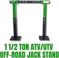 1.5 Ton ATV UTV Jack Stands with Rack Bar Saddle L3417