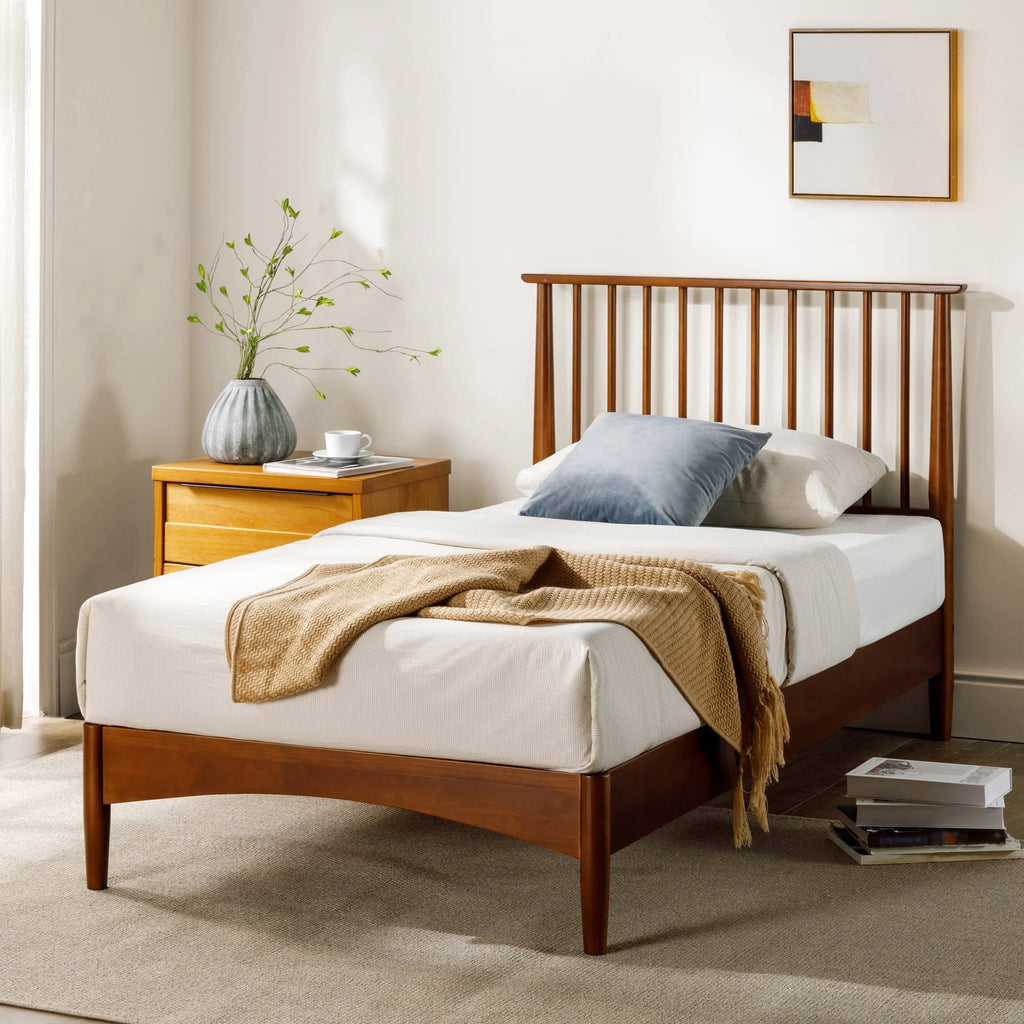Queen Wood Platform Bed Frame F74252