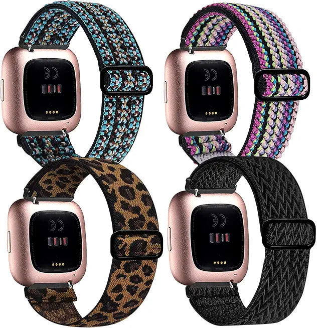 4 Pack Nylon Adjustable Elastic Bands G918