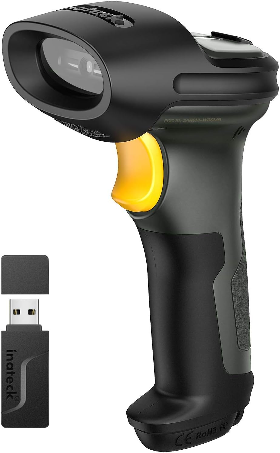 Wireless Barcode Scanner with Vibrating Function R253