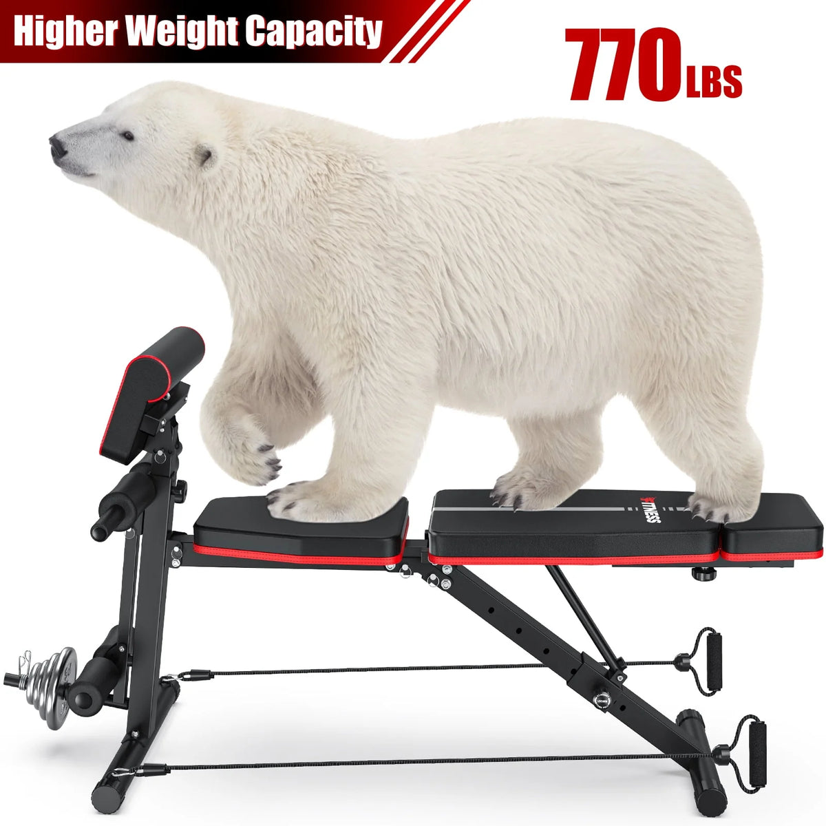 Adjustable Foldable Weight Bench M690