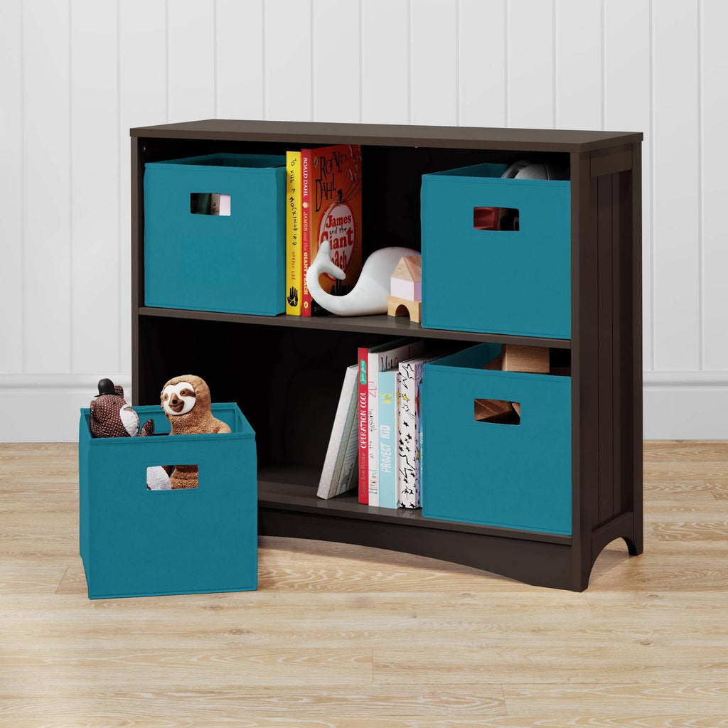 5pc Kids Bookcase Set with 4 Bins R136393