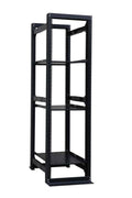 42U 19" 4 Post Open Frame Adjustable Server Rack Enclosure with 2 Shelves L704