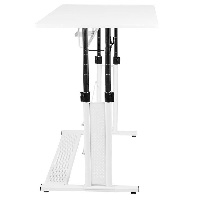 Black Rectangular Sit/Standing Desk H564533