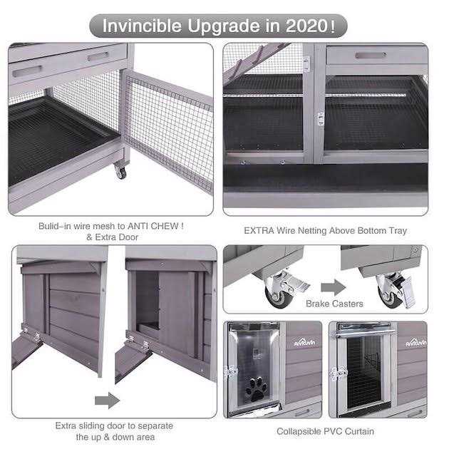 Outdoor & Indoor Bunny Hutch Q4079