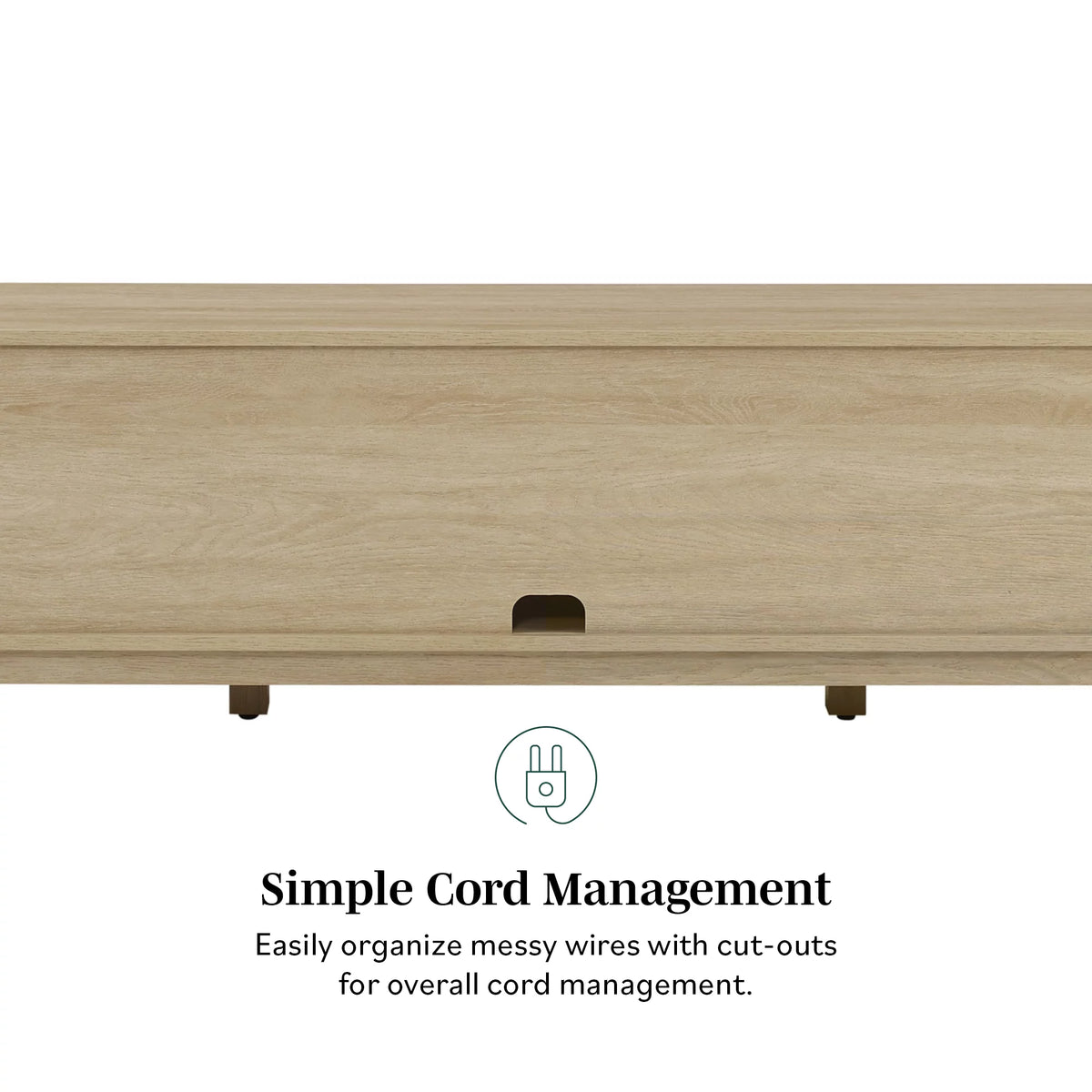 Contemporary 2-Door TV Stand K396