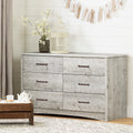 6 Drawer Double Dresser N658