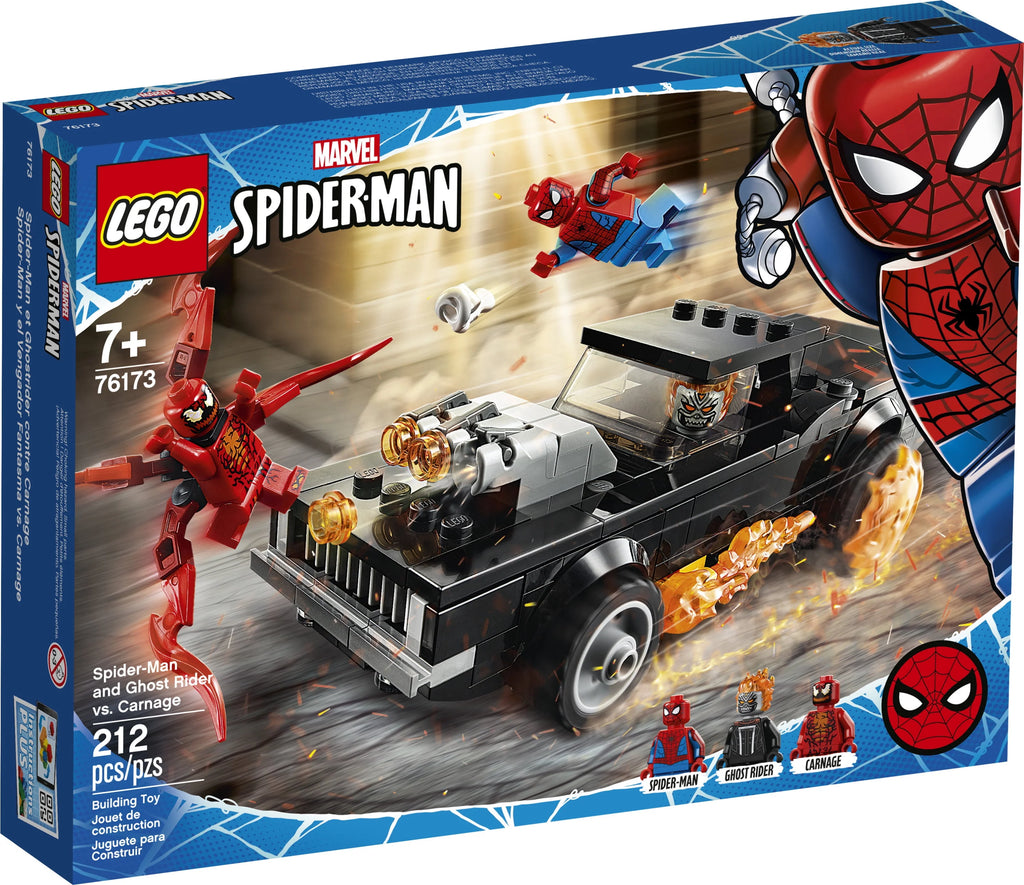 Spider-Man and Ghost Rider vs. Carnage Building Toy (212 Pieces) W644