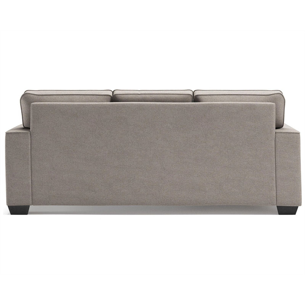 Modern Fabric & Wood Sofa Chaise in Stone Light Gray I347707