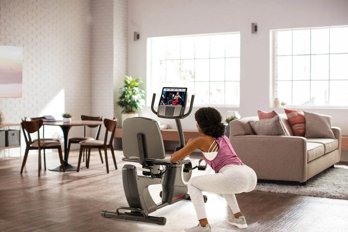 Recumbent Exercise Bike with Display S19156