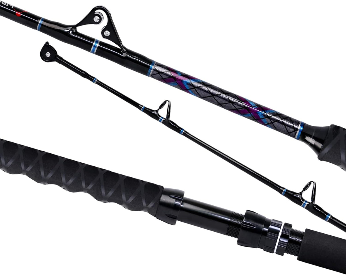 1-Piece 6-Feet Saltwater Deep Dropper Boat Fishing Rod Pack of 2 N843