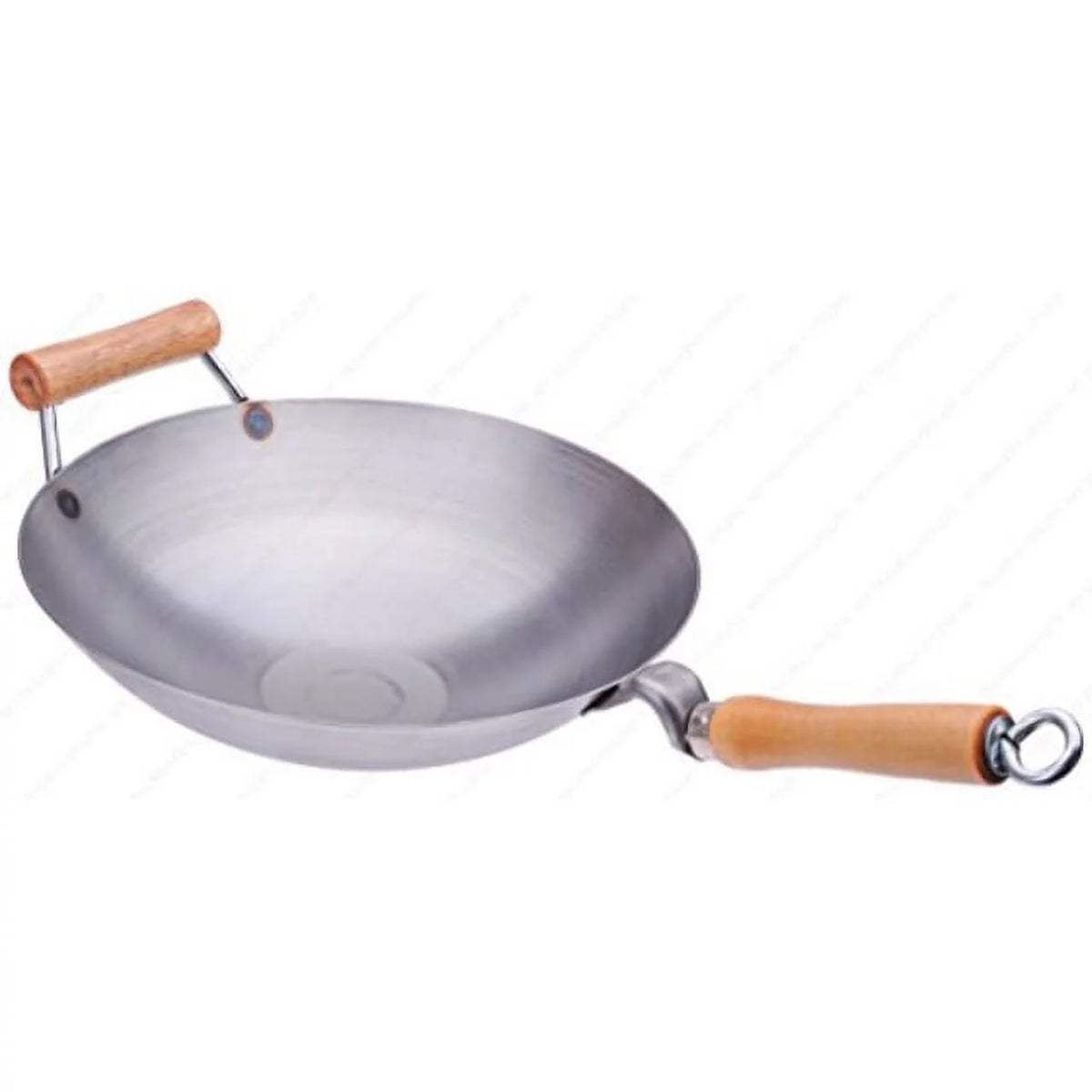 14 Inches Carbon Steel Wok with Helper Handle Q587